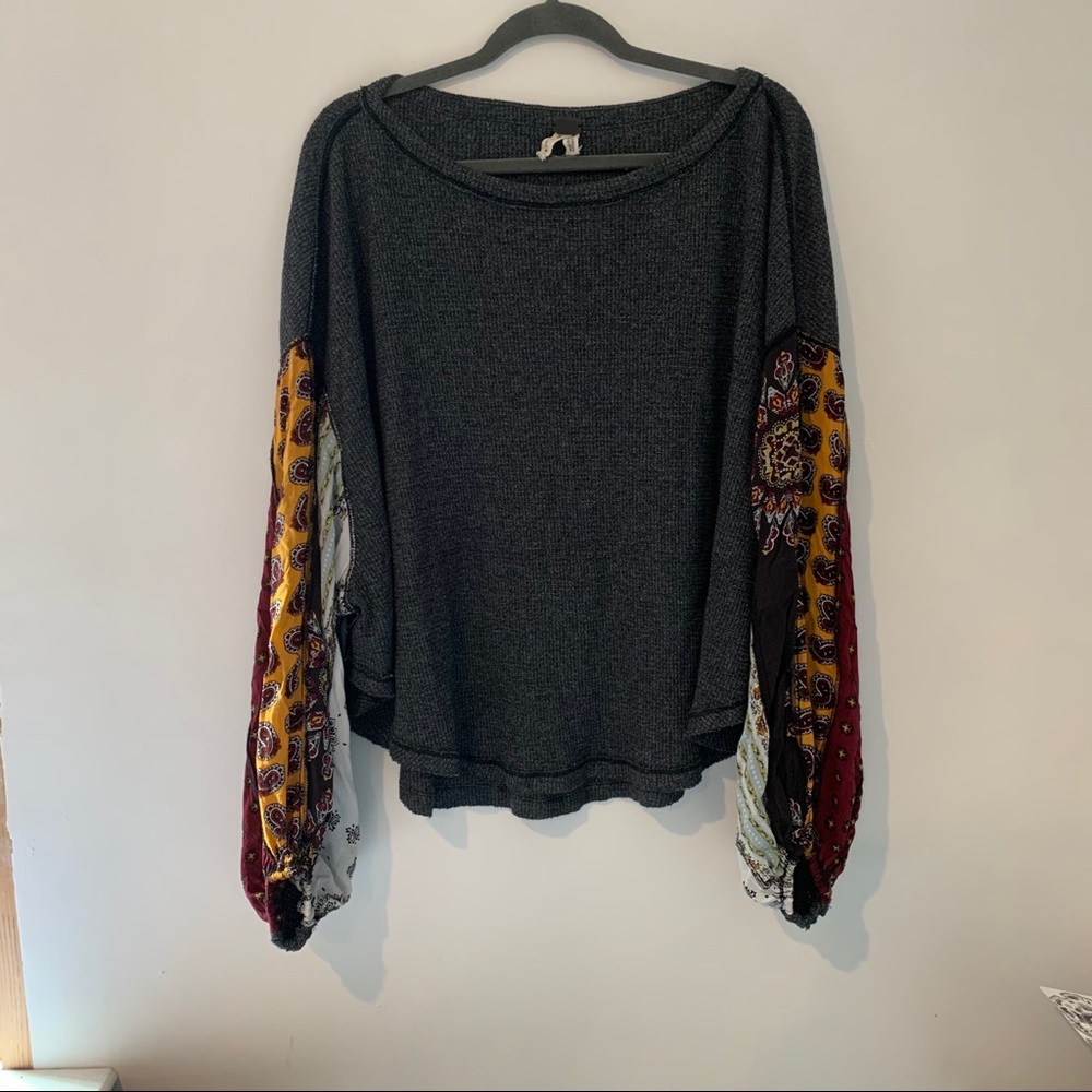 Free People Blossom Balloon Sleeve Thermal